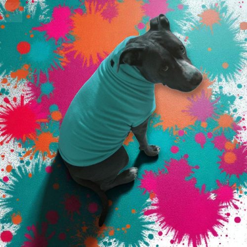 Türkiz polár pulóver