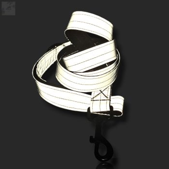 Fekete fényvisszaverő póráz 