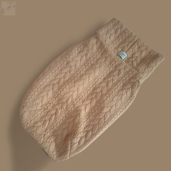 Fahéj kötöttmintás pulóver